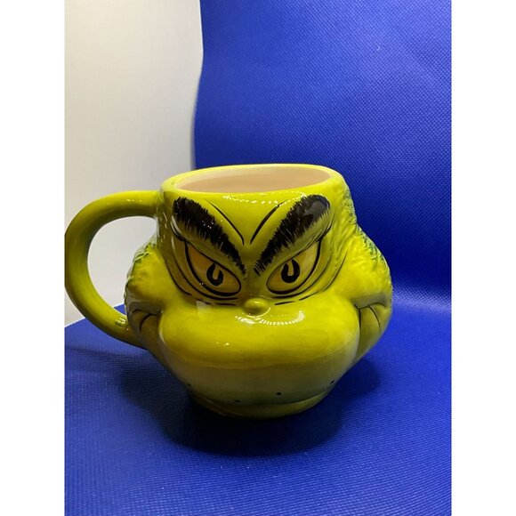 Dr. Seuss The Grinch Mug By Vandor LLC - 16 oz - Quirky Ceramic Cup For Coffee - Picture 1 of 7